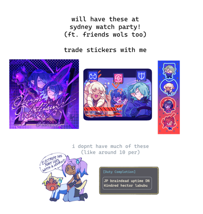 aniypy's tweet photo. i have a bunch of wol stickers come trade with me https://t.co/hsvi8NKEVq