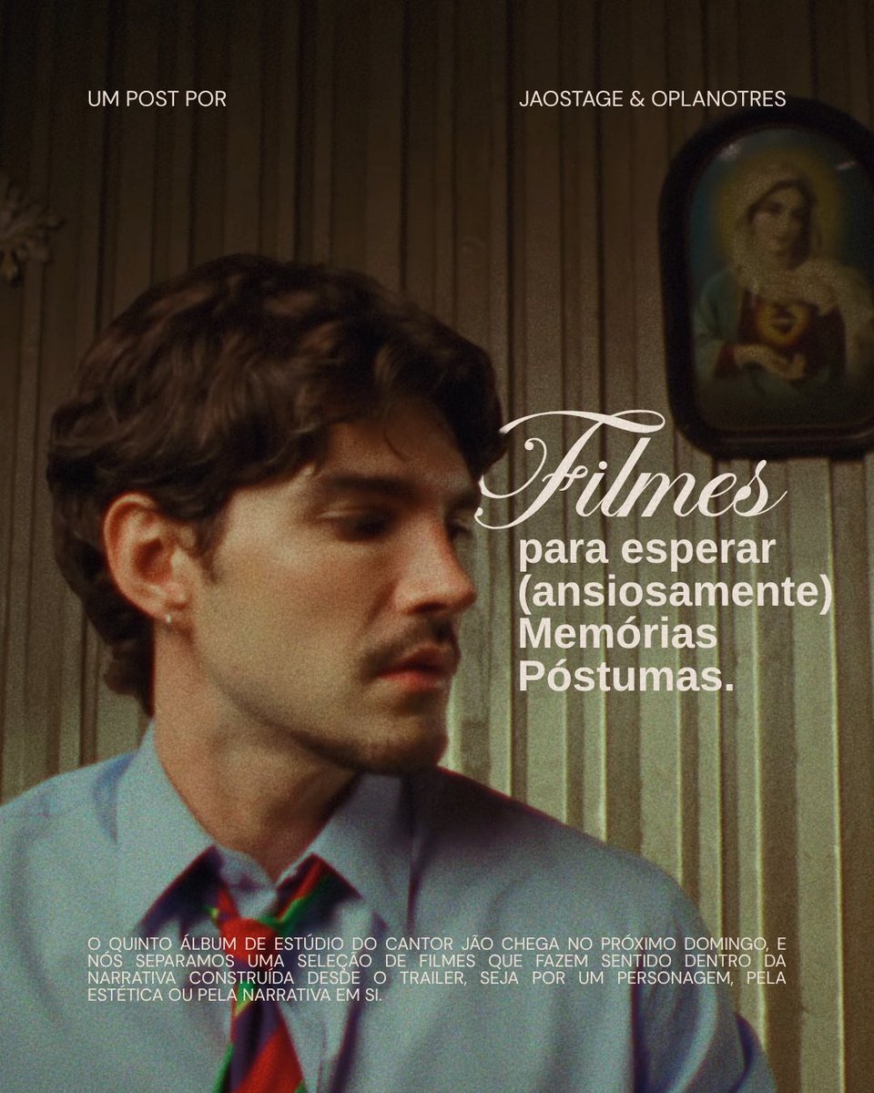 jaostage's tweet photo. Se você, assim como a gente, não vê a hora de ouvir e chorar ao som de Memórias Póstumas, vem conferir essa seleção de filmes para maratonar e entrar no clima do novo álbum! 💚

Link do post completo: https://t.co/kiuBE8oFoI https://t.co/fV9h3yQzrV