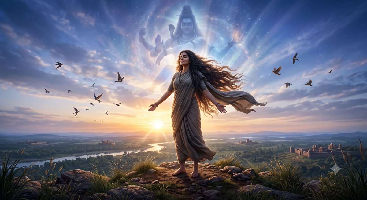 SeeQir69's tweet photo. https://t.co/tIrlv0mfYU Most of us are waiting to become free.

After success.

After healing.

After approval.

After life finally goes our way.

Akka Mahadevi lived a different truth.

She did not postpone liberation until circumstances changed. https://t.co/vM8YcNFAOQ