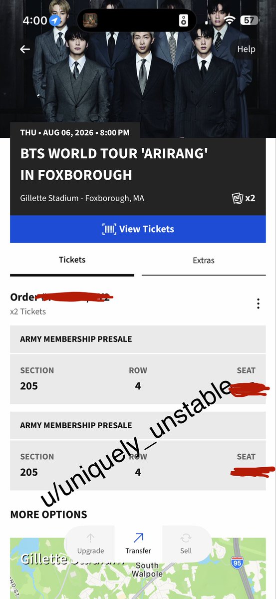 moneyluvs_jay's tweet photo. WTS 
August 6th, Foxborough MA
Section: 205, Row: 4
Asking for $196 per ticket (covering PayPal G&amp;S fee)
*open to ANY offers at this point :))
 
Payment: PayPal G&amp;S
Transfer: immediate Ticketmaster transfer after payment
*will show any proof of purchase

LOL @ MY REDDIT HANDLE https://t.co/niuaIHjqi8
