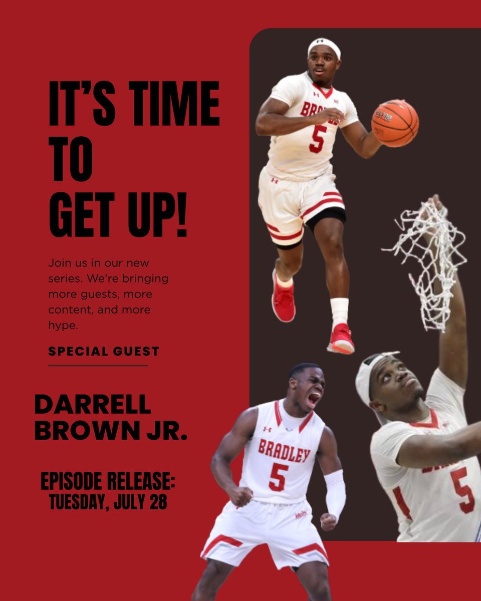 TheGetUpPod's tweet photo. This episode is our official campaign to hang number #5 in the rafters. Thanks @Dbrown5BU for joining us! Tune in 🔜 https://t.co/oOz41In8eg