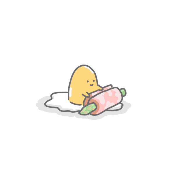 tamagarugo's tweet photo. アスパラにベーコンを巻く黄身 https://t.co/IhsRXzxHbS