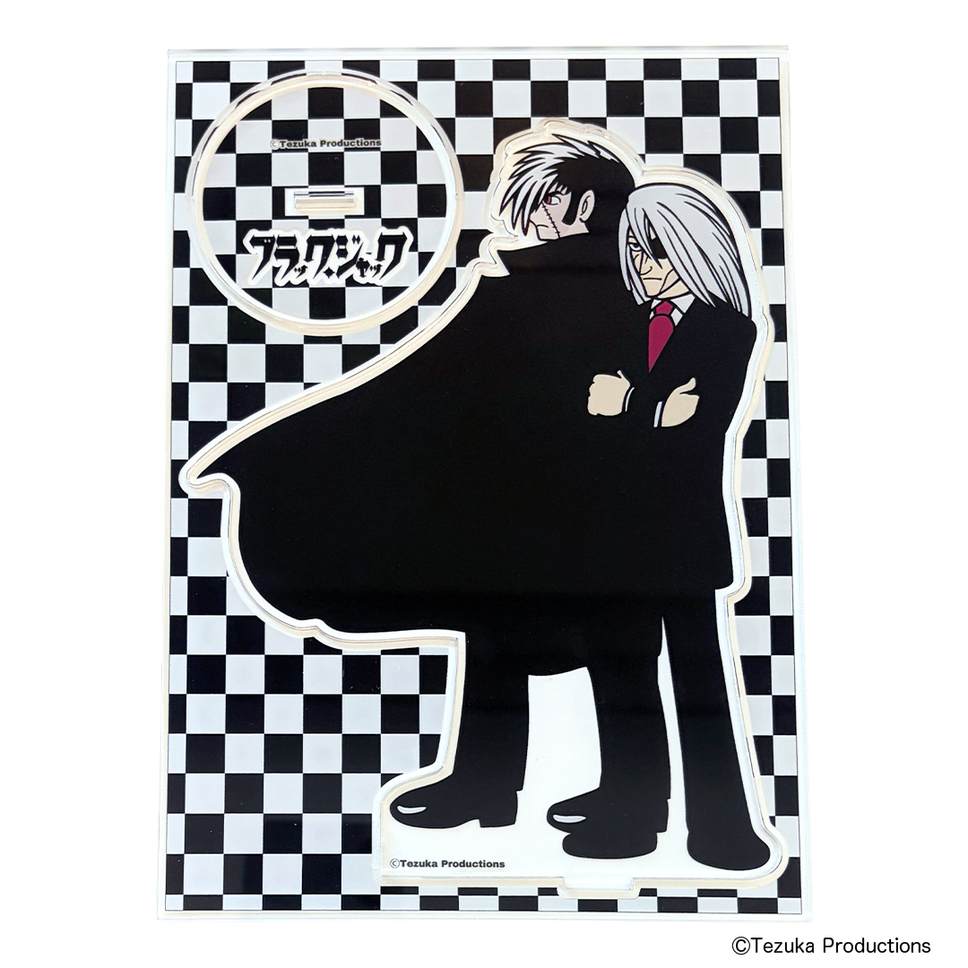 FaveLab_'s tweet photo. ♠️『ブラック・ジャック』🥼
【先行予約販売中アイテム】

アクリルスタンド  
(ブラック・ジャック/キリコ)  
サイズ：最大約W131mm x H176mm

ⒸTezuka Productions https://t.co/Fz6Z17KEqT