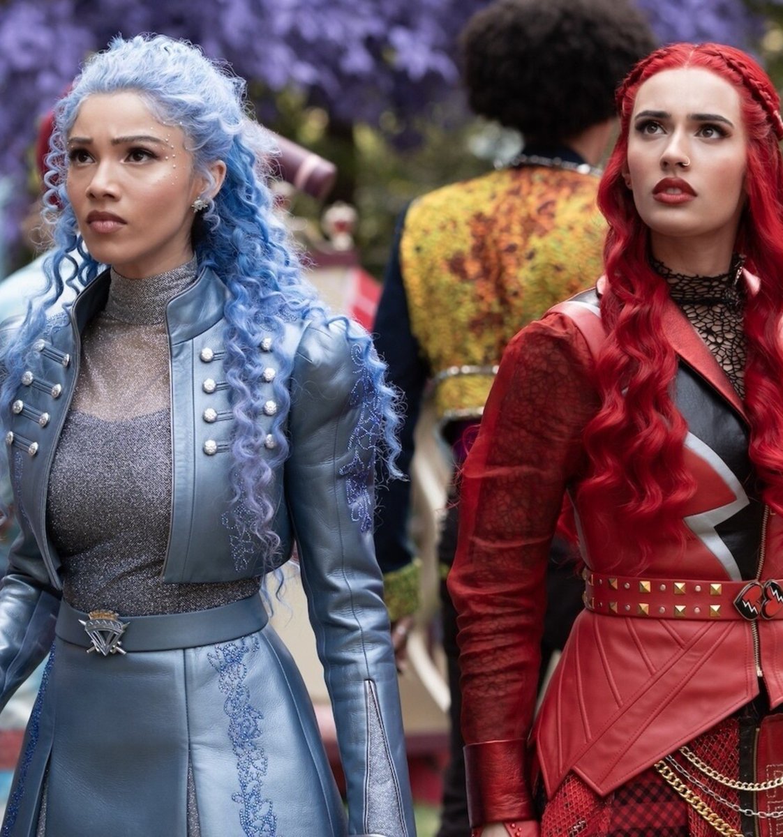 RiseofRedDisney's tweet photo. New Spin-off Descendants movie is coming summer 2027. 👀

The flim will focus on four characters about Auradon and a disaster! Production begins in Vancouver B.C

Set to release on Disney+

Via: @descendantstrr https://t.co/8faB65ZmFF