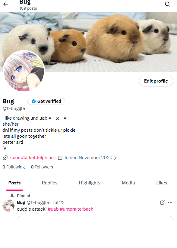 Bug tweet media