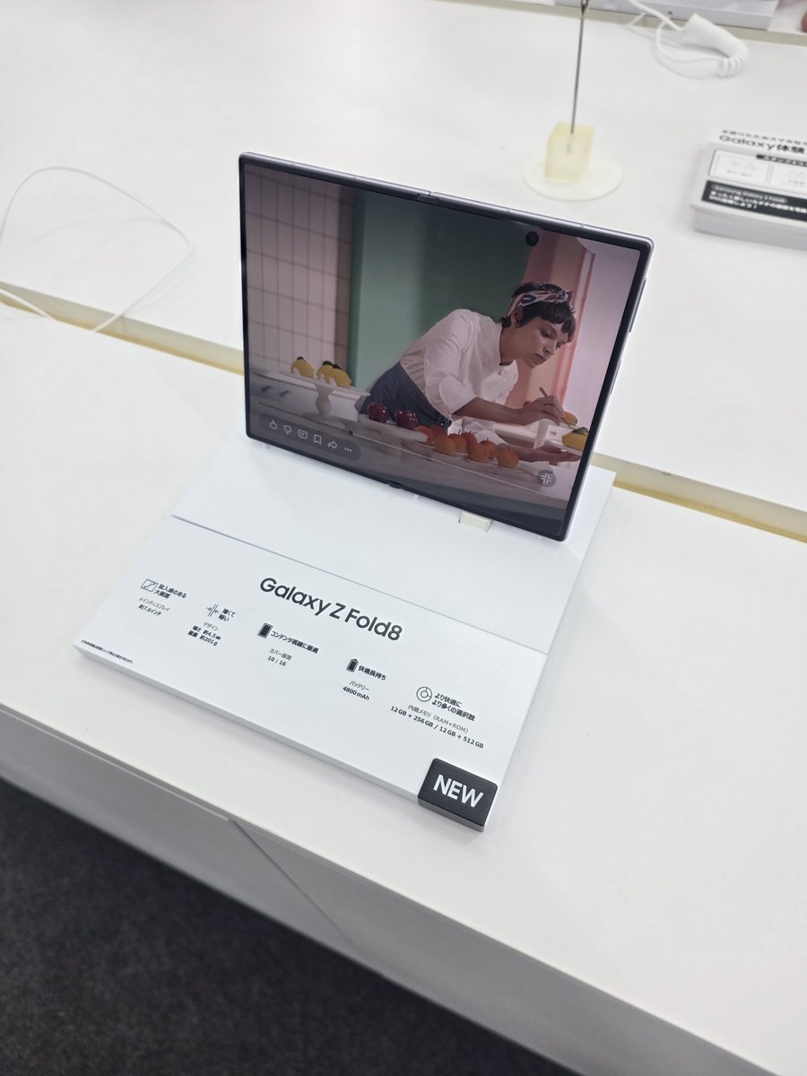 bcl3ebk's tweet photo. とてもいい
#GalaxyPopupStudio
#折りたたみスマホならSamsungGalaxy
#GalaxyZFold8
#YodobashiIkebukuro https://t.co/uqt0Wh55WM