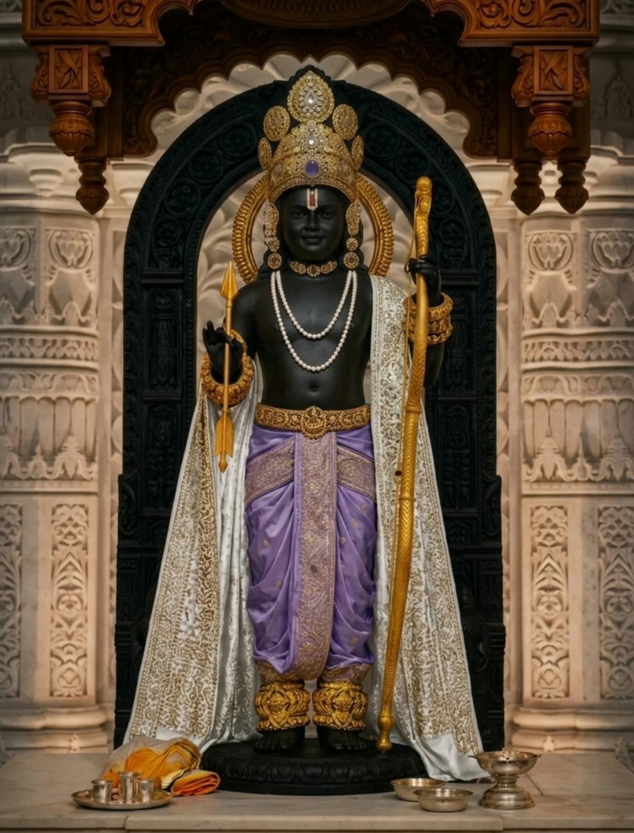 VINEET_KAKA's tweet photo. #श्रीरामचरितमानस🙏🚩
#अयोध्याकांड

सुख हरषहिं जड़ दुख बिलखाहीं। दोउ सम धीर धरहिं मन माहीं॥
धीरज धरहु बिबेकु बिचारी। छाड़िअ सोच सकल हितकारी॥

मूर्ख लोग सुख में हर्षित होते और दुःख में रोते हैं, पर धीर पुरुष अपने मन में दोनों को समान समझते हैं। हे सबके हितकारी (रक्षक)! आप 
1/2 https://t.co/P9u5GXxr0r