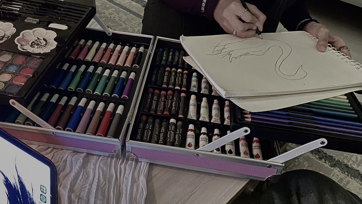 _xc1iv's tweet photo. Drawing together https://t.co/cdJgrAw0JQ