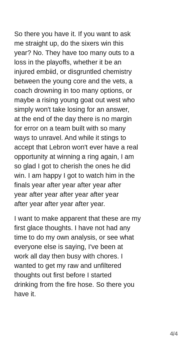 theLeCR7's tweet photo. Alright many have been asking me about my thoughts about LeBron and it's hard to say something without saying everything so here goes nothing https://t.co/UiIYNuPbY4