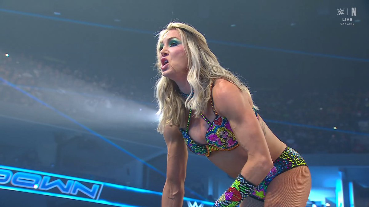 JustAlyxCentral's tweet photo. Both Charlotte Flair and Chelsea Green have advanced to the five-woman Ladder Match at SummerSlam to crown an interim WWE Women's Champion.

If the plan is for whoever wins to simply hold the title until Rhea Ripley returns, then I honestly don't want to see WWE put the belt on Charlotte Flair or Jade Cargill.

Take a risk. Give the championship to Chelsea Green and let her establish herself at the top of the women's division.

She'll probably lose the title to Rhea when she comes back, but over the next three months, Chelsea has a chance to elevate herself to an entirely new level. Who knows? By the time Rhea returns, Chelsea might prove she's so valuable that WWE decides to make her Women's Champion for real.