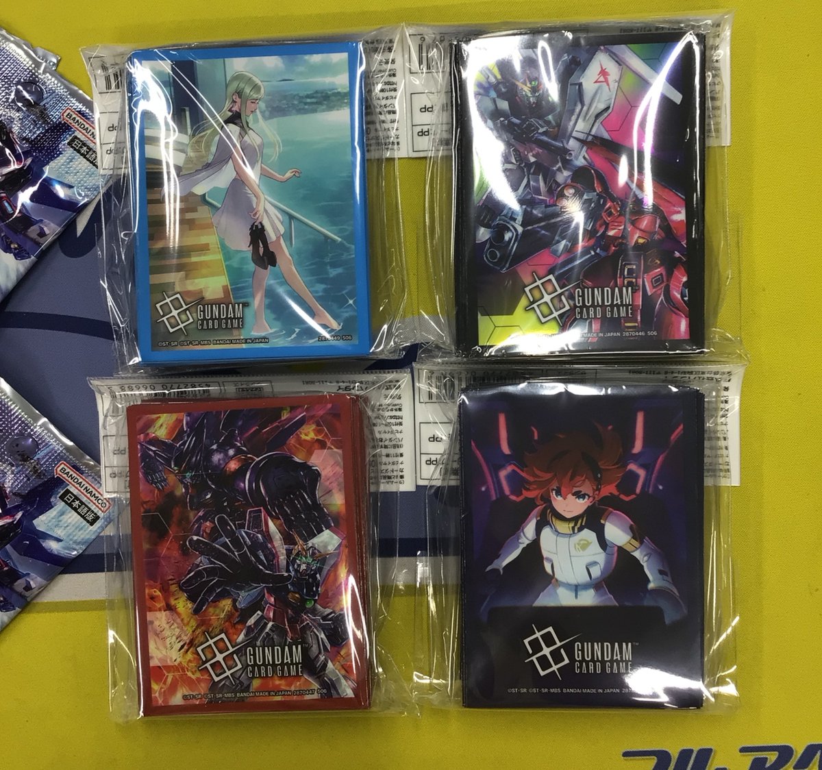 ✨ガンダムカードゲームスリーブ入荷✨ 新たにスリーブを入荷しました