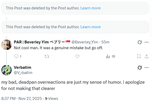 websiteisawful's tweet photo. 1. i didn't say that to you. i said "we gotta kill you for this one," something people jokingly say to each other all the time
2. i immediately apologized 

you don't have to accept my apology, but i would appreciate it if you'd stop lying about the incident. thanks very much 😊 https://t.co/vk3AqWiRSw