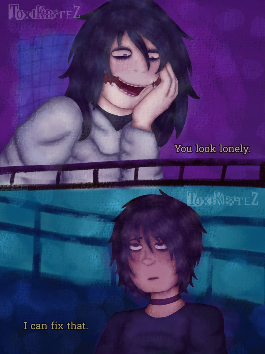 toxikbitez's tweet photo. U look lonely...

#jeffthekiller #selfship #art https://t.co/ohrp0hVQPI