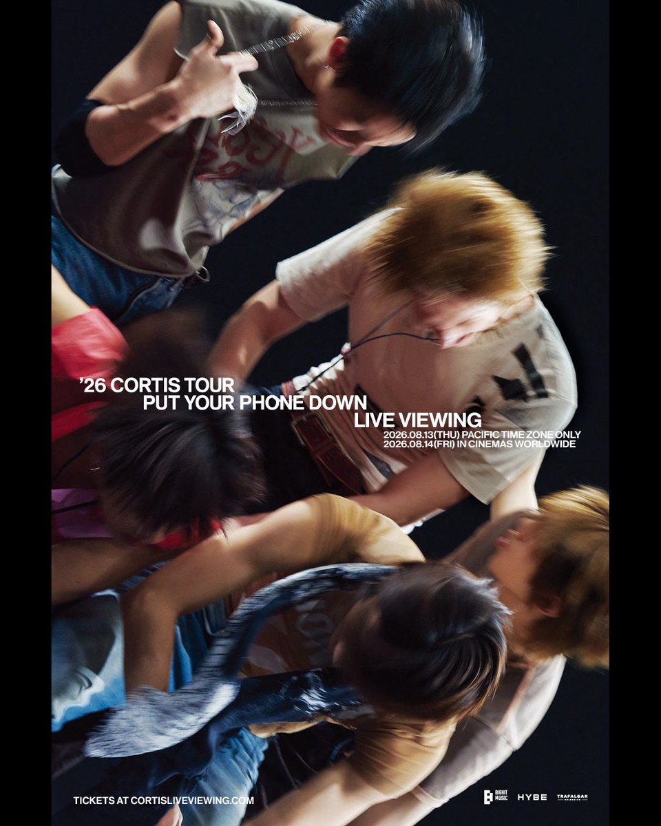 GSCinemas's tweet photo. 🎉 Calling all #COER! ❤️‍🔥

Let's celebrate #CORTIS' first debut anniversary and experience their first-ever solo tour LIVE on the big screen! 🥹🎤

Don't miss 2026 CORTIS TOUR <PUT YOUR PHONE DOWN> IN LA: LIVE VIEWING, coming to GSC on 14 August! 🎬✨

🎟️ Tickets go on sale on 31 July. Mark your calendars and get ready to cheer, sing and celebrate with fellow COERs! 💙

#CORTIS_LIVEVIEWING #ConcertsAtGSC
