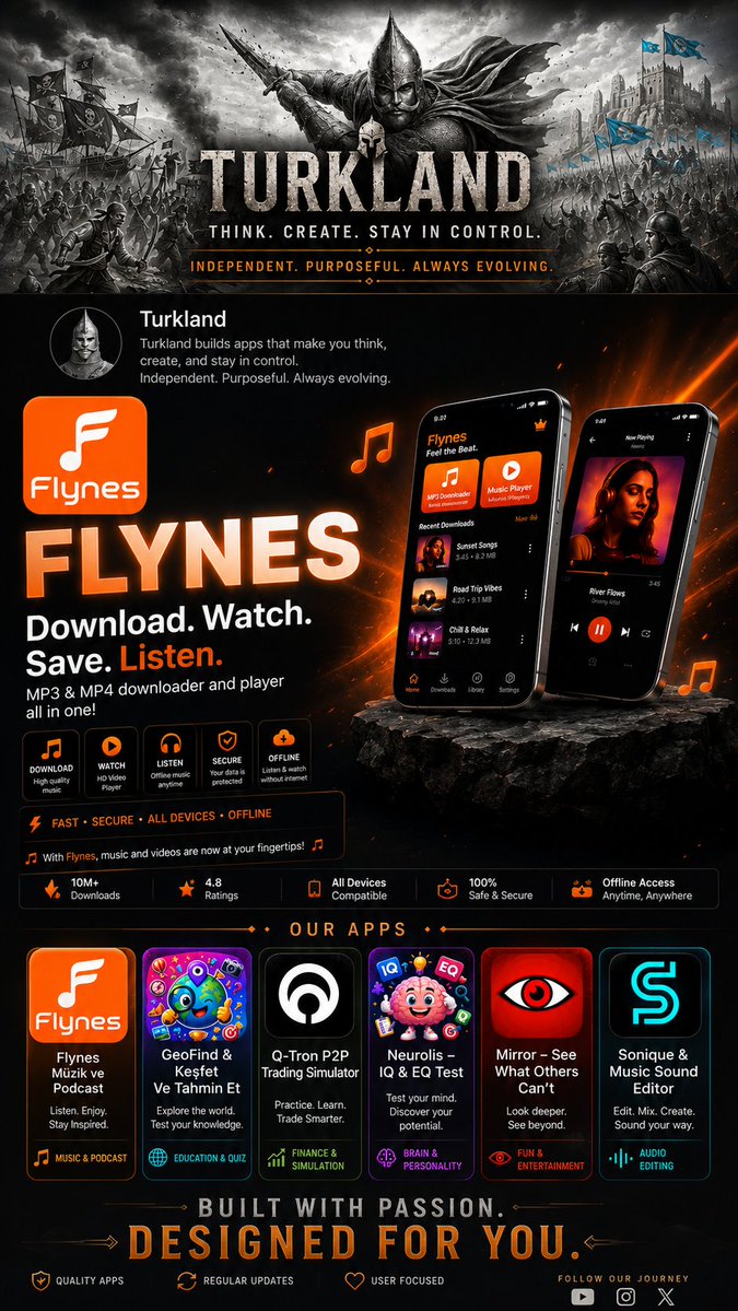 Turkland34's tweet photo. Flynes &amp; Music -Podcast
Şimdi indirerek destek ve geri bildirimde bulunabilirsiniz.

https://t.co/29eotUixcz https://t.co/jbtiopUgVb