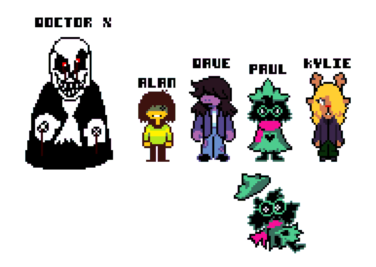 8bitWar_'s tweet photo. DEVOID DELTARUNE SAGA
"originally known as DELTARUNE 2018" https://t.co/YDOmYv1reL