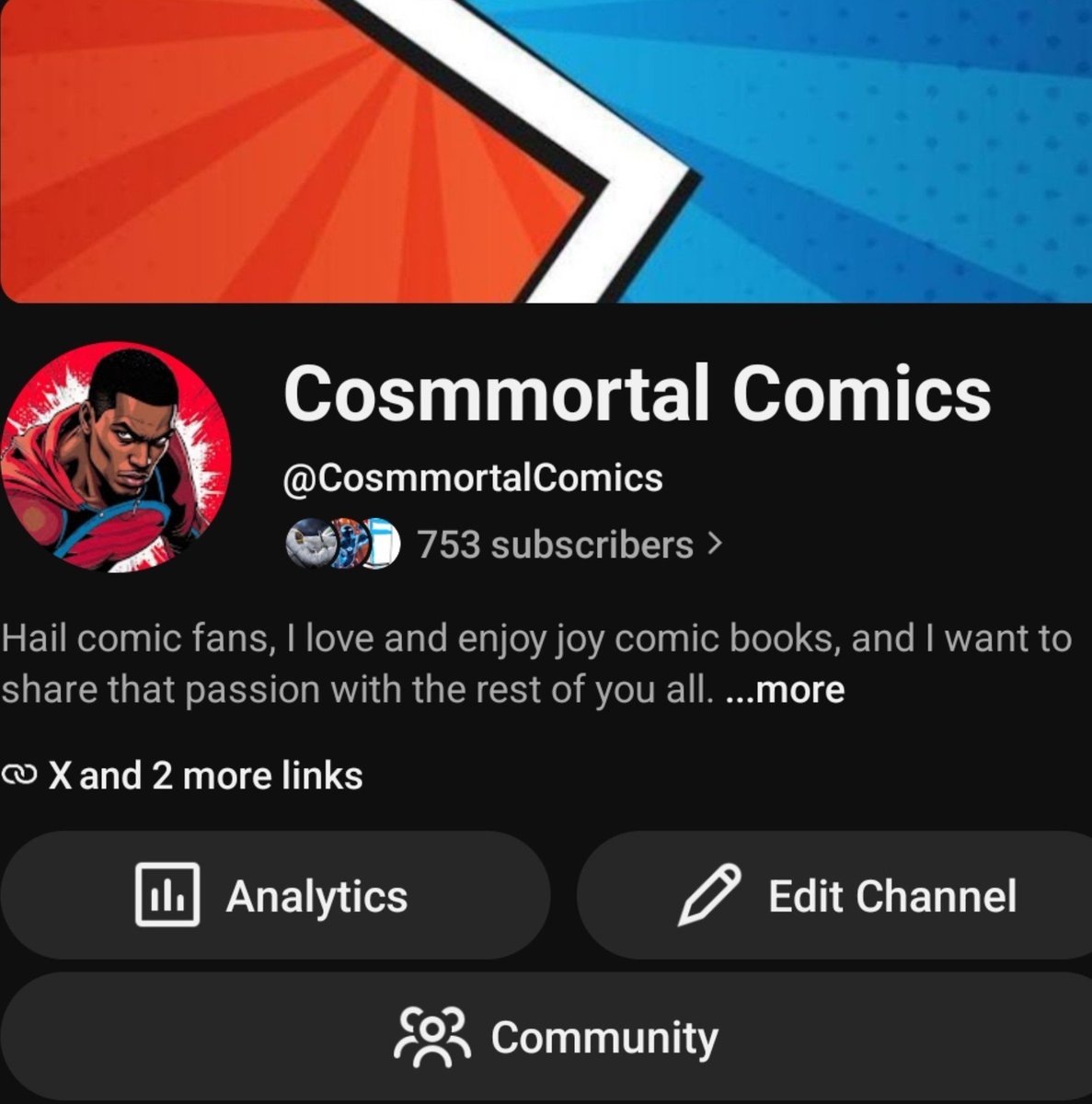 Cosmmortal's tweet photo. We are getting closer to 800 subscribers! Thank you all,  let's keep it going!  https://t.co/SufLaZTGuL https://t.co/7HDw2kNRaI