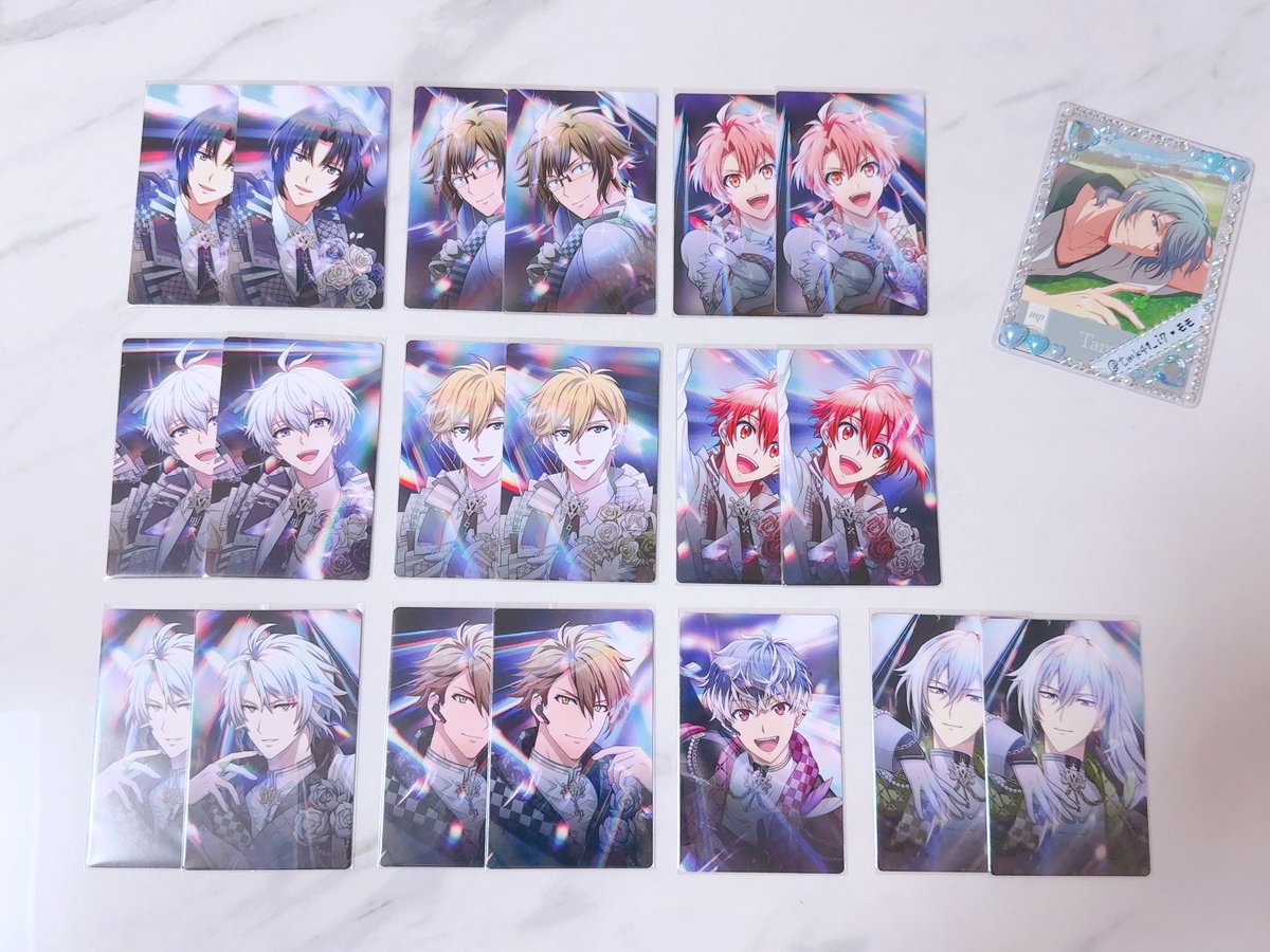 tmk41_i7's tweet photo. 【交換】アイドリッシュセブン アイナナ VISIBLIVE TOUR "4WARD JOURNEY" 4WJ 4J 特典 ミニクリアファイル クリアファイル フォトカード フォトカ

譲:一織.大和.三月.壮五.ナギ.陸.楽.龍之介.百.千.トウマ

求:同種 環、天
(楽、百⇄天 優先)

郵送＞8/21-23幕張現地可能です
何卒宜しくお願いします https://t.co/SKwC4TCJnm