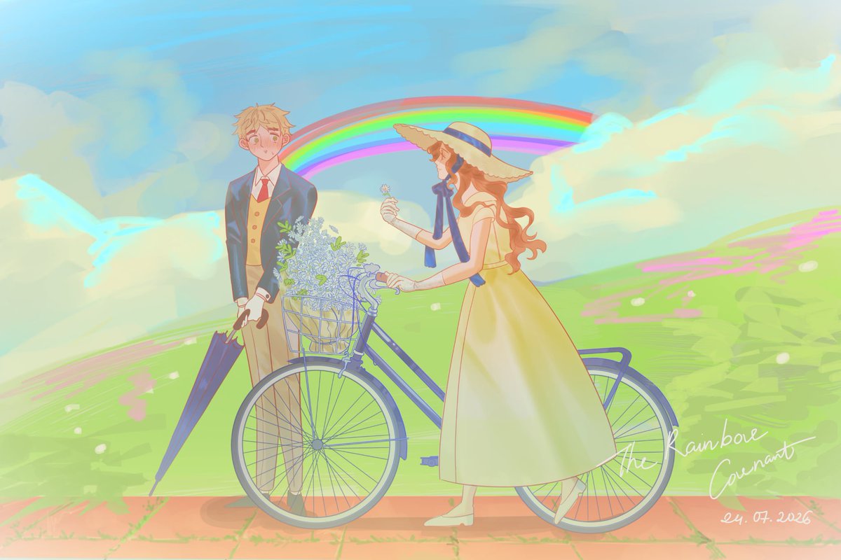VanesLock's tweet photo. [England x Nyo!France]
Art gift by @nacl__79 . She illustrates the first meeting scene between Arthur and Marianne in my fanfic!
#UKFr #FrUK #Hetalia
#dover_kusareen https://t.co/N3UrAteGtl