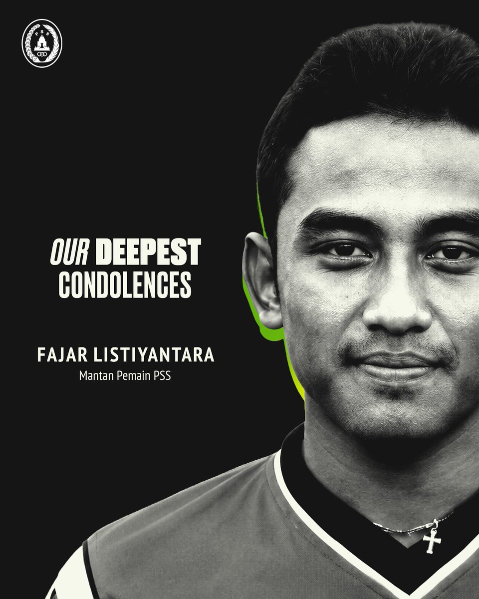 PSSleman's tweet photo. Keluarga besar PSS Sleman mengucapkan turut berduka cita yang sedalam-dalamnya atas berpulangnya Fajar Listiyantara, mantan pemain luar biasa untuk PSS Sleman.

Terima kasih atas dedikasi, perjuangan, nilai-nilai serta loyalitas yang telah diberikan dan tanamkan untuk PSS Sleman.

Semoga almarhum mendapat tempat terbaik di sisi Tuhan Yang Maha Esa, serta keluarga yang ditinggalkan diberikan kekuatan dan ketabahan.

Selamat jalan, 𝐥𝐞𝐠𝐞𝐧𝐝𝐚.

#PSS #COSE