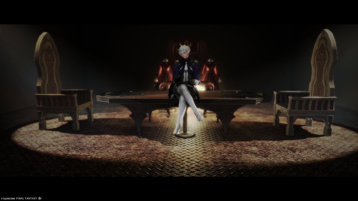 4KI_FF14's tweet photo. 最後の晩餐、ライティングを少し調節。
PC版とPS版で少し違うんですよね。 https://t.co/FT5vEsUwjK