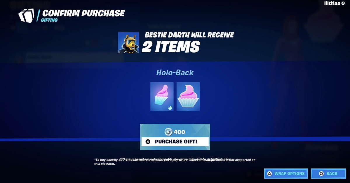 liltifaa's tweet photo. Used code @KatherynVruwink while gifting
 GA DEMON @DarthScott2007 !👀 The Holo-Back👾🩵💗 https://t.co/Er4VkMBnpQ