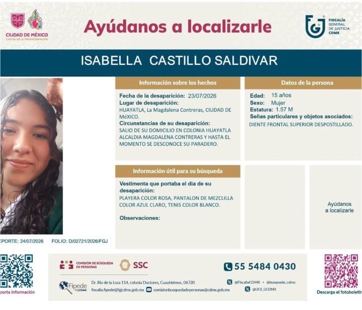 Kena784's tweet photo. @ClaudioAlcaraz  me podrías ayudar a compartir porfavor es sobrina de un amigo muchas gracias 🫶🏻 https://t.co/yL94UFsYik