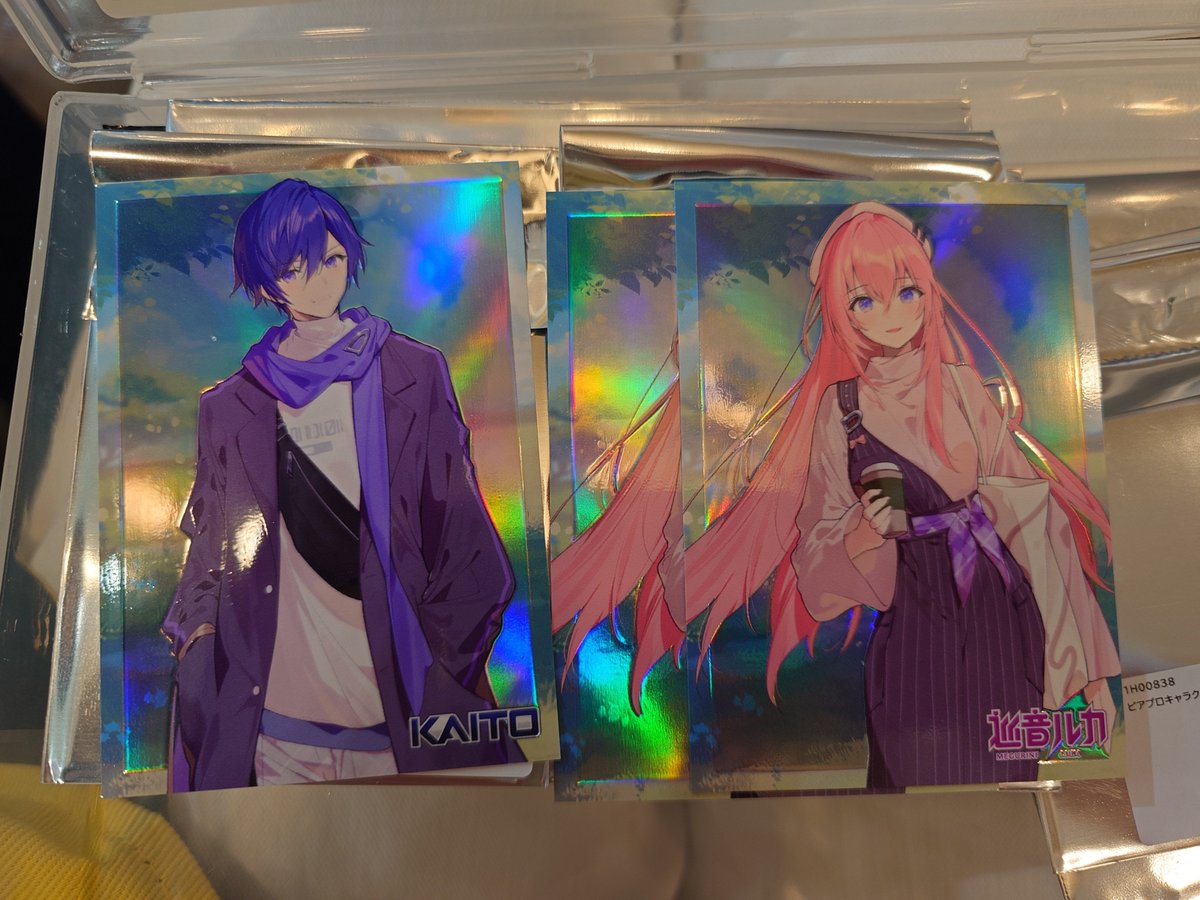 ncyk_2356's tweet photo. 【交換】
マジカルミライ 2026 初音ミク
DBC トレーディングカード

譲)KAITO   ルカ

求)リン   レン  各1

各1決まり次第リンをもう一点探します
本日浜松手渡しまたは郵送
お気軽にお声掛けください https://t.co/tkw9hZYzrA
