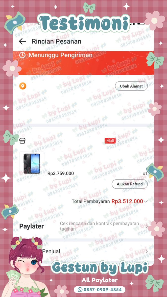 sebyif's tweet photo. hi pagi, gestun open akulaku traveloka tiketcom dana cicil yup paylater cc spaylater kredivo blibli indodana gopaylater dll instan🤗💗 https://t.co/Ljy1X5IkMg