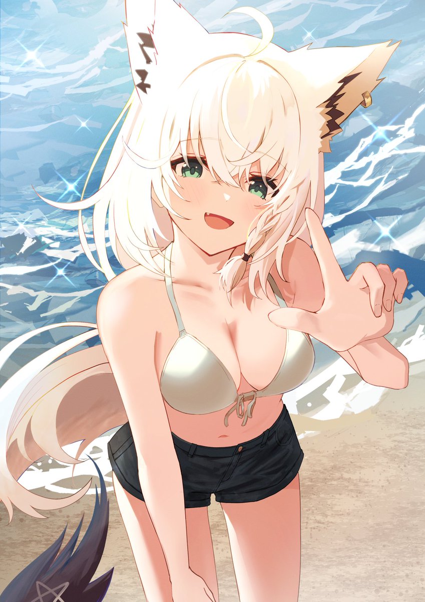 Une_aile_T's tweet photo. #絵フブキ　夏！ https://t.co/ljprMzRjpU