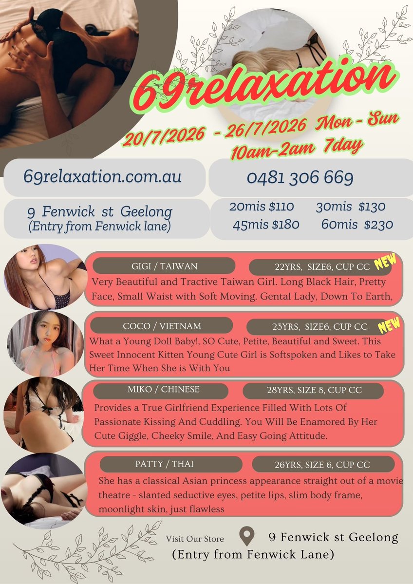 69_Relaxation's tweet photo. #Geelong
#Geelongescorts
#Australiaescorts
#Holidayinngeelong https://t.co/Vq0iY0t2zk