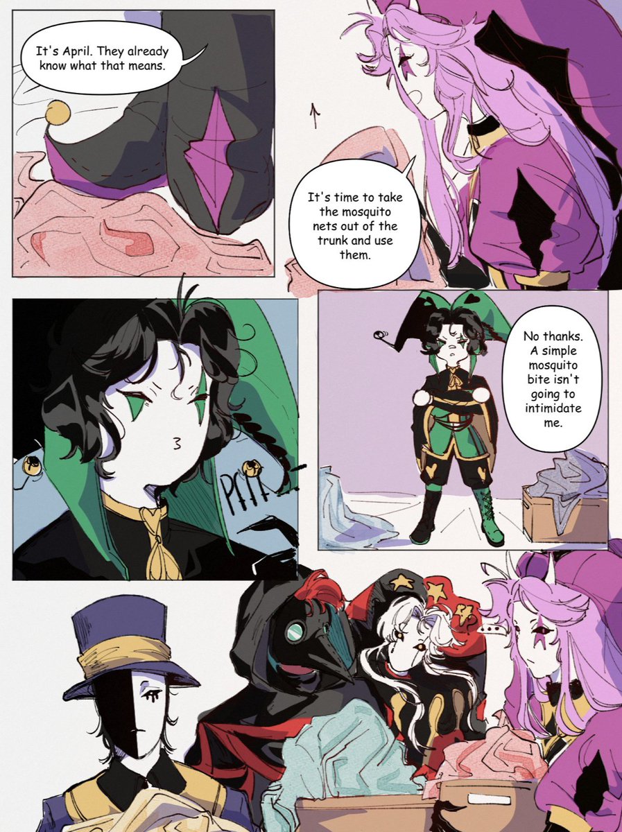 Leyla_S_C's tweet photo. If the characters left Brazil, wouldn't it be common for them to encounter these kinds of problems in areas near the Amazon?
#tfc #thefreakcircus #comic #minicomic https://t.co/nOpbcAzxF4
