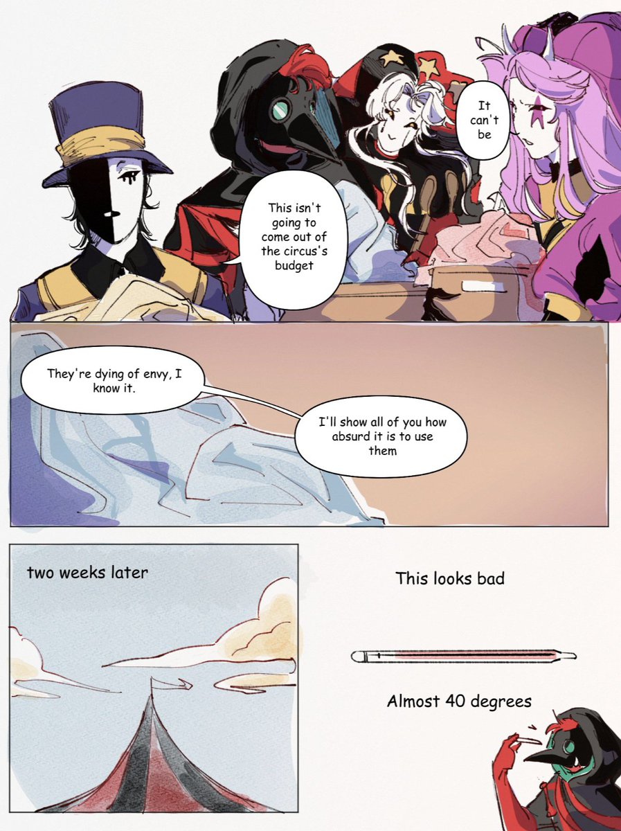 Leyla_S_C's tweet photo. If the characters left Brazil, wouldn't it be common for them to encounter these kinds of problems in areas near the Amazon?
#tfc #thefreakcircus #comic #minicomic https://t.co/nOpbcAzxF4