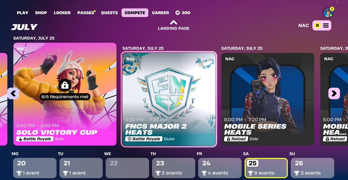 stetchfv1's tweet photo. @KevOfortnite lets go we qualed man ill see you there https://t.co/mlmI0cUirz
