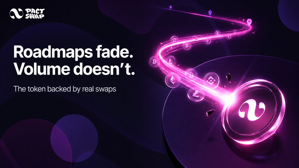 0xPips's tweet photo. GM CT ☀️

With @Pact_Swap, #PACT derives its utility from verifiable onchain activity rather than future promises or speculative narratives.

Fees generated from every swap flow into an onchain pool, and the token gives holders a direct way to access value from that pool. This connects #PACT to actual protocol usage and real trading volume.

As activity on the platform grows, the relationship between token utility and protocol performance becomes clearer. The result is stronger alignment between holders and the economic activity occurring across Pact Swap.

#PactSwap