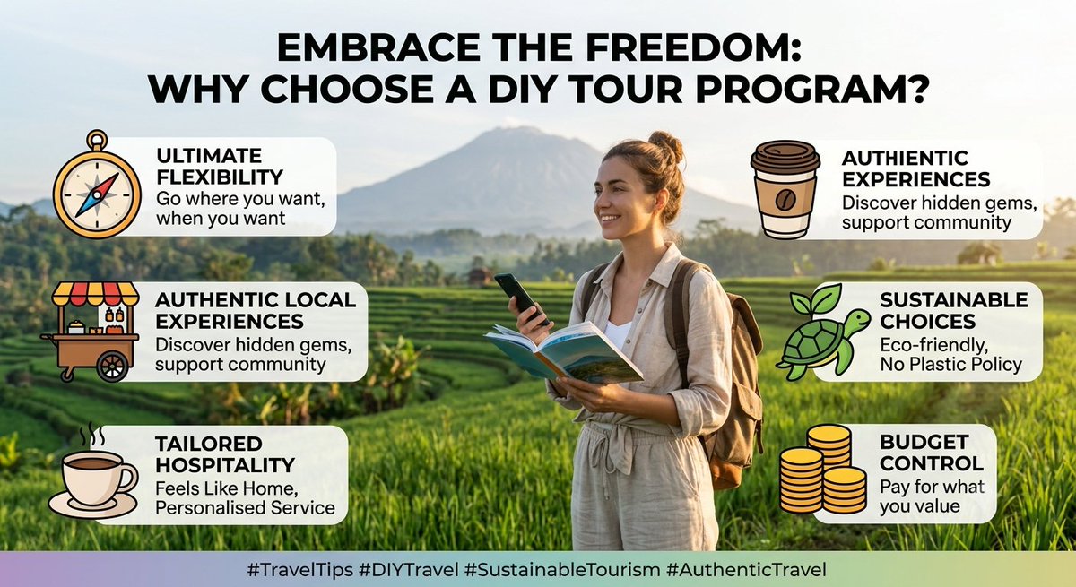 balisuthatravel's tweet photo. Want an affordable Bali holiday built your way without waiting days for quotes? 🌊

With our smart DIY Travel Engine &amp; AI assistant, you can customize your schedule and get real-time pricing in 5 minutes flat!

#BaliTours #BudgetTravel #ExploreBali #TravelSmart https://t.co/MCZavdXKmi