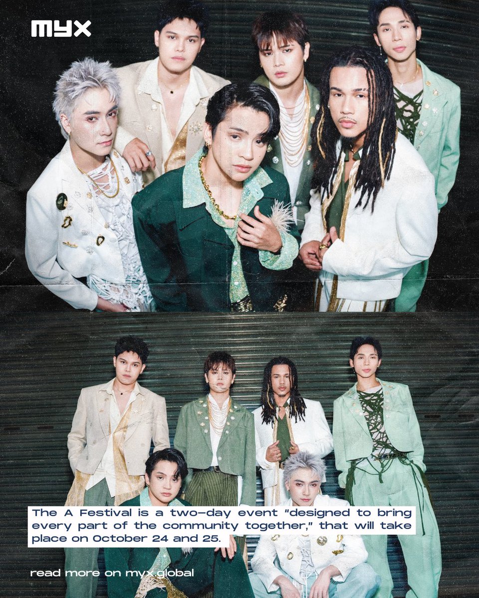myxglobal's tweet photo. P-POP GOES TO FRANCE! 🇫🇷✨

@Official_ALAMAT is making history as they lead P-pop’s first-ever appearance in France at the inaugural The A Festival in Paris this October! Following a string of milestone performances, the group continues to raise the Philippine flag on the global stage as they join artists from across Asia for the two-day celebration of music, culture, and entertainment.

Who’s excited to see P-pop conquer France? 💙❤️💛

#ALAMAT #TheAFestival #PPOP #MYX