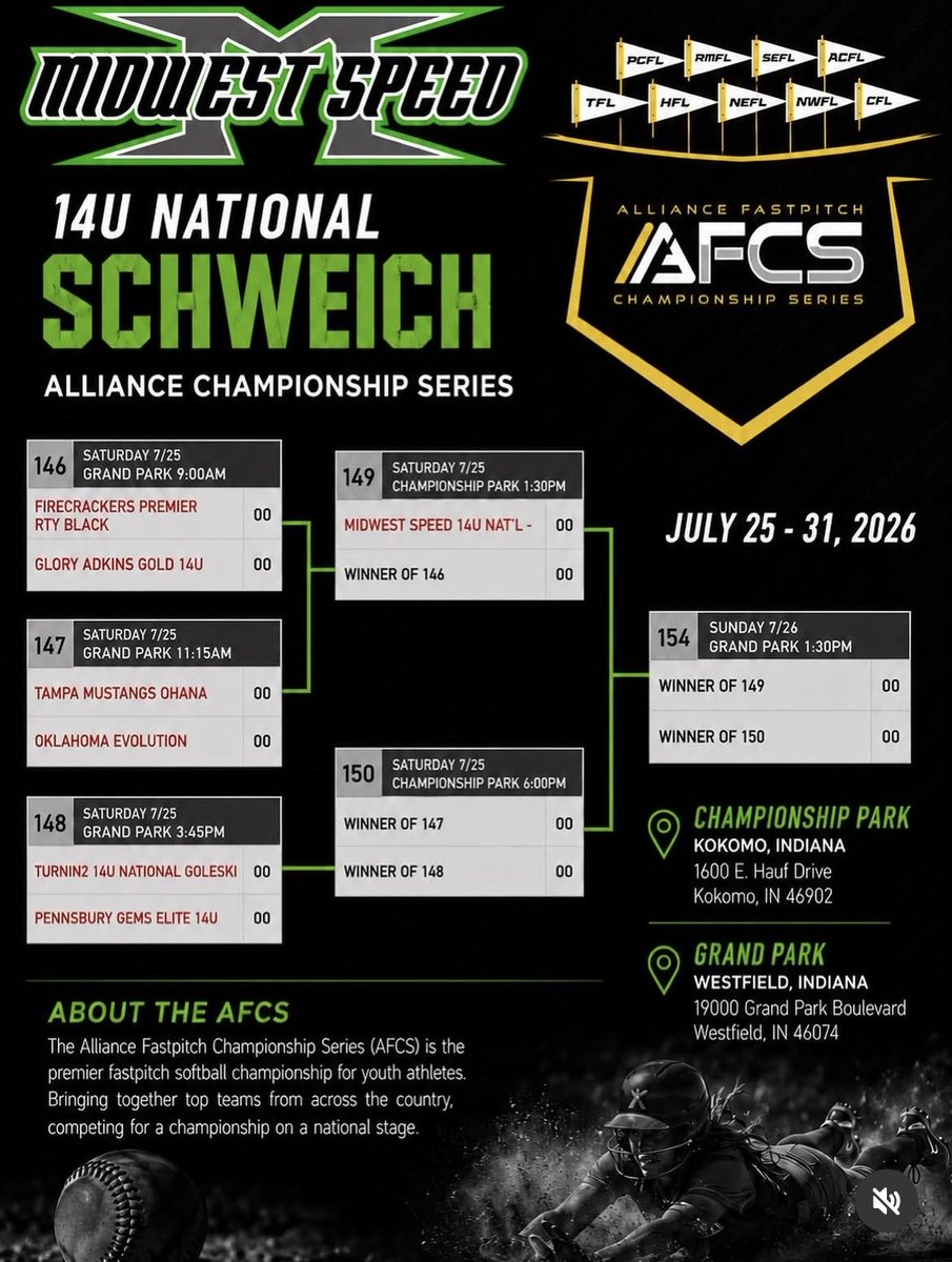 HRushing24's tweet photo. Excited to kickoff Alliance Nationals this weekend with my team @MidwestSpeed29! 

We earned the #4 seed and we are ready to compete! First game is Saturday at 1:30pm. 

@thealliancefp #roadtothechampionship https://t.co/LjaD7okL59