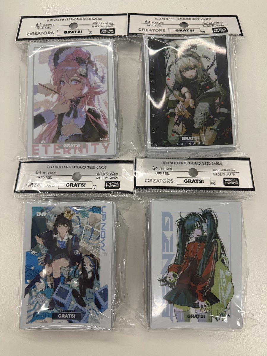 本日から販売開始の GRATS!スリーブ各種入荷しています‼️ お買い求め