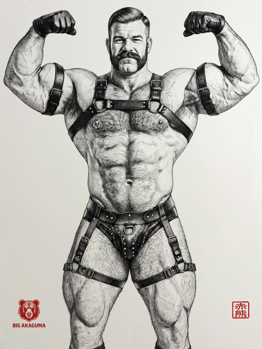 bigakaguma's tweet photo. Meet Otto (45): A gentle giant and traditional woodworker in Nuremberg by day, continuing a family legacy since the Middle Ages. 🪚🪵
But by the weekend, he trades sawdust for leather, unleashing his wild, uninhibited fantasies at vibrant Bear parties! 🐻⛓️🇩🇪 https://t.co/ClpbwYIwlF