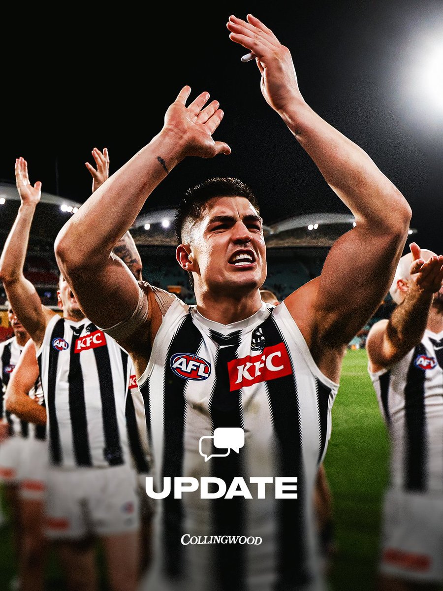 CollingwoodFC's tweet photo. We've provided an update on Brayden Maynard's knee injury following scans. 

📝 Details: https://t.co/2f6IJFPFSi https://t.co/zCzPuYZQkn
