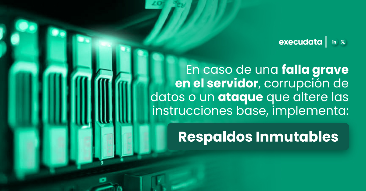 ExecudataMx's tweet photo. ¿Qué pasa si el servidor de tu IA se corrompe o falla hoy? 🤖💾

No pierdas meses de optimización: implementa respaldos de tus bases de datos y versiones.

Restaura tu servicio en minutos ante cualquier emergencia. 🛡️🚀

#IA #Ciberseguridad #DevOps #Execudata #Pymes #BusinessContinuity