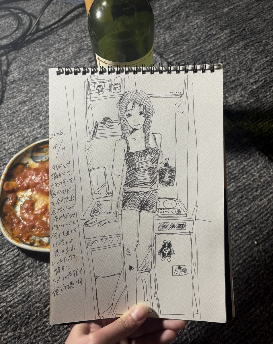 xch4_'s tweet photo. 一日一絵 https://t.co/rfEB6pfvWY