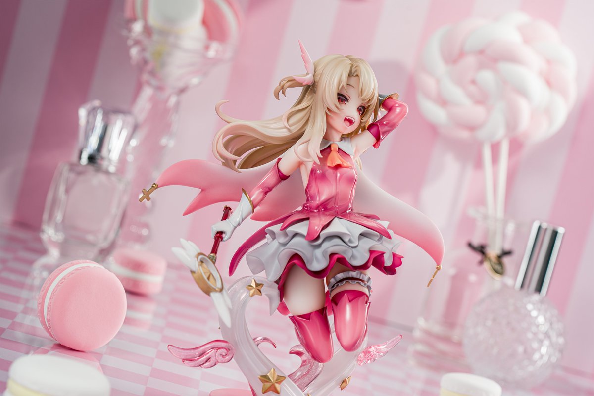 xiaoyezi0111's tweet photo. 魔法少女イリヤが華麗に登場！ピンクのフリルドレスに星のステッキが可愛さ満点、夢のような仕上がりです✨

卓番：2-21-06

価格：2,7000円  

原型：@kjn5599

色彩：@ahobeebee
 
摄影：@568976055logan

#プリズマイリヤ #イリヤ #フィギュア #魔法少女 #Fate #WF2026S https://t.co/VRDcBSmnBt
