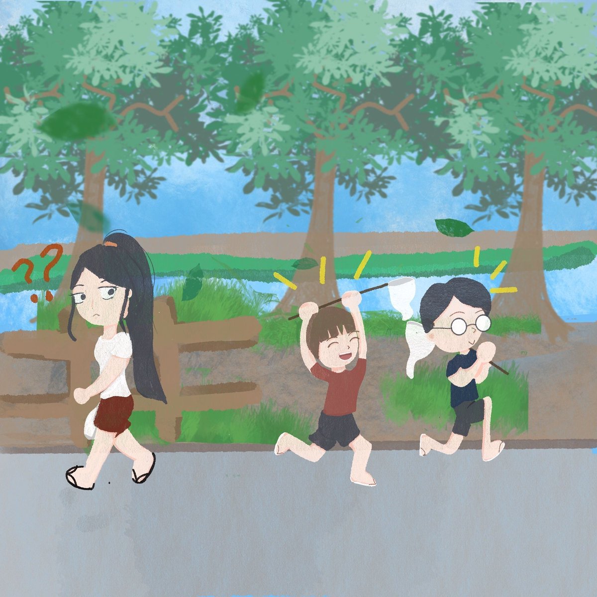 hasekiyon's tweet photo. “Huh?”

Kiyoko’s summer saga continues.

#ockiyoko https://t.co/OyiWUrNcA6