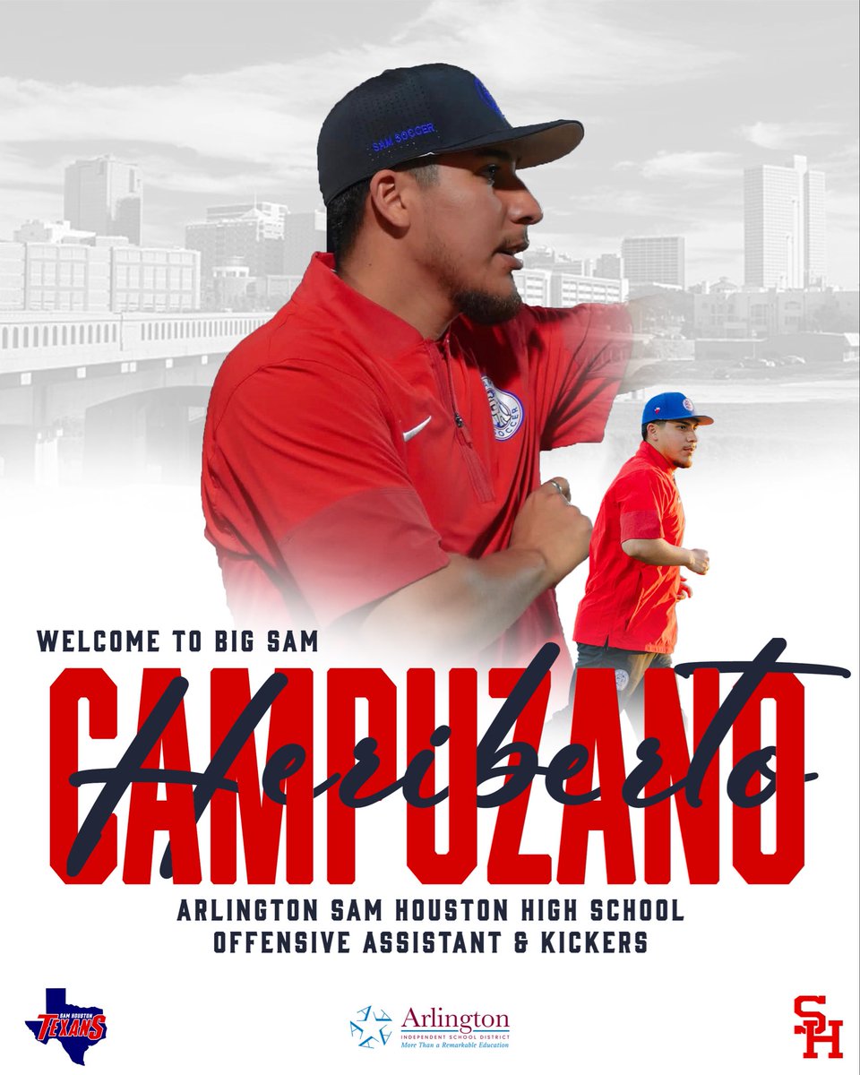 Bobby_QUE7's tweet photo. Welcome back, our Kickers Coach and Offensive Assistant, Heriberto Campuzano! Fired up to have him with us! Great man with a winning mindset and great work ethic! When it comes to coaching kickers, NO ONE IS BETTER!  

#BigSamTeam6 

THE WORK IS THE WORK! #EastsideTexanPride https://t.co/8pnPdE1mbI