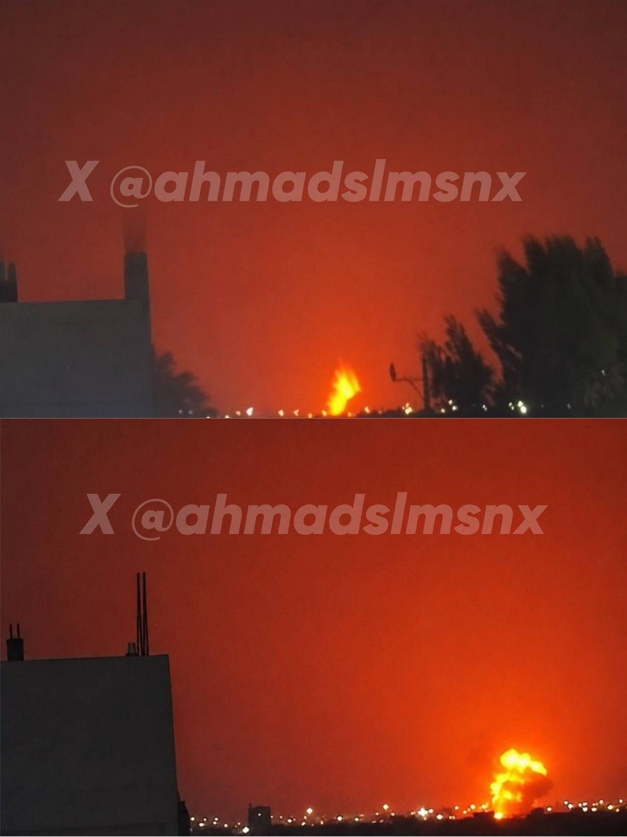 BudurSami's tweet photo. انفجارات مهولة وأعمدة دخان تسد الأفق.. الضربة كبرى والنتائج كارثية في منطقة جازان السعودية! 💥🔥 https://t.co/2xJjXVquH6
