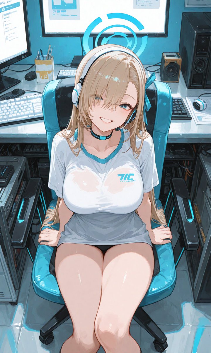 fantasygamedev's tweet photo. 先生。 一緒にゲームをしませんか?
#ブルーアカ #アスナ https://t.co/cmV7MDpI9h
