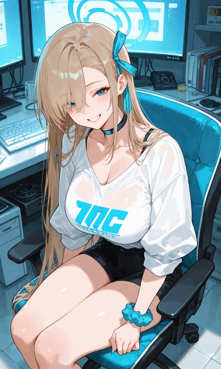 fantasygamedev's tweet photo. 先生。 一緒にゲームをしませんか?
#ブルーアカ #アスナ https://t.co/cmV7MDpI9h