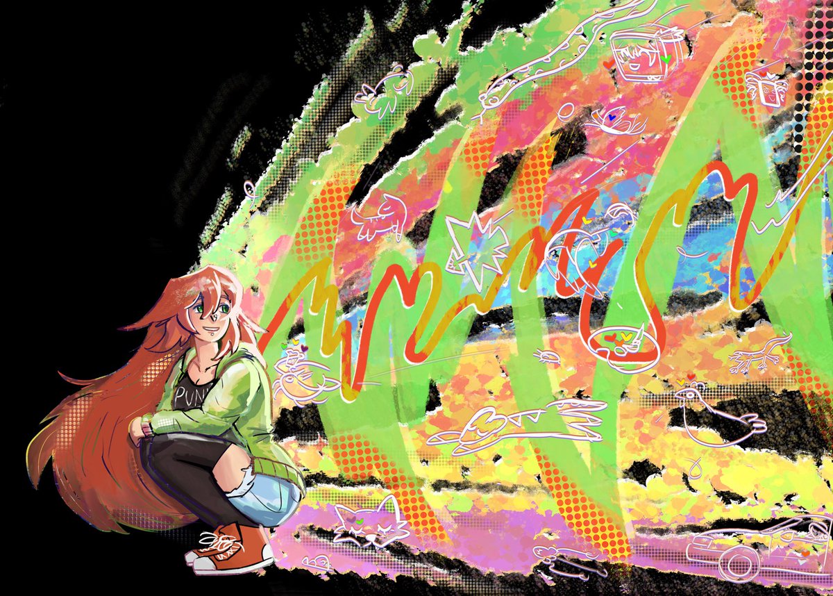 disseolsiation's tweet photo. 📌 
hello! im seol! im a learning artist that does both traditional and digital art! i primarily focus on vocaloid related art but i branch out on occasion!  

don’t forget to drink water ! https://t.co/KWbzeXbI4B